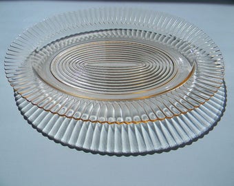 Pink Petalware Oval Platter