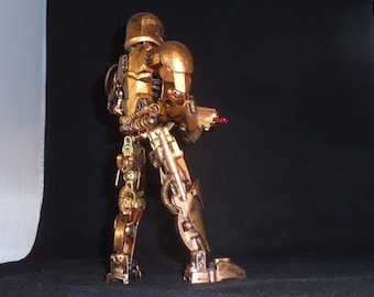 10" customized STEAMPUNK First Order Stormtrooper Star Wars fully posible 1 of a kind!