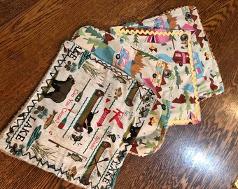 Cute, embellished dish towel