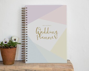 A4/A5 Personalised Wedding Planner - Diamond Design
