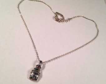 On Sale Napier Beautiful Silver Petite Pendant Necklace Hollywood Glam
