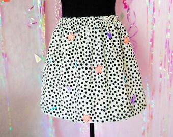 Fairy Kei, Harajuku Polka dot Cute skirt.
