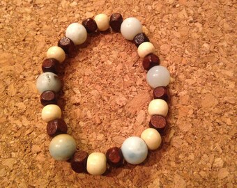 Beachy blue bracelet