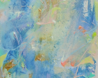 Inner Light, an 8x10" original abstract painting *ooak* abstract expressionism* canvas art