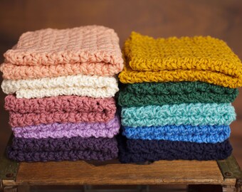 Mini Layering Blanket, photo prop, newborn photography, textured layer, crochet, knit