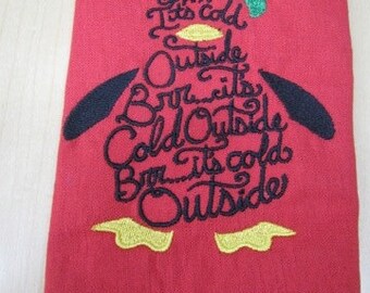 Christmas Penguin Towel - EXTRA STOCK