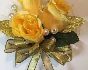50th Wedding Anniversary Corsage Set