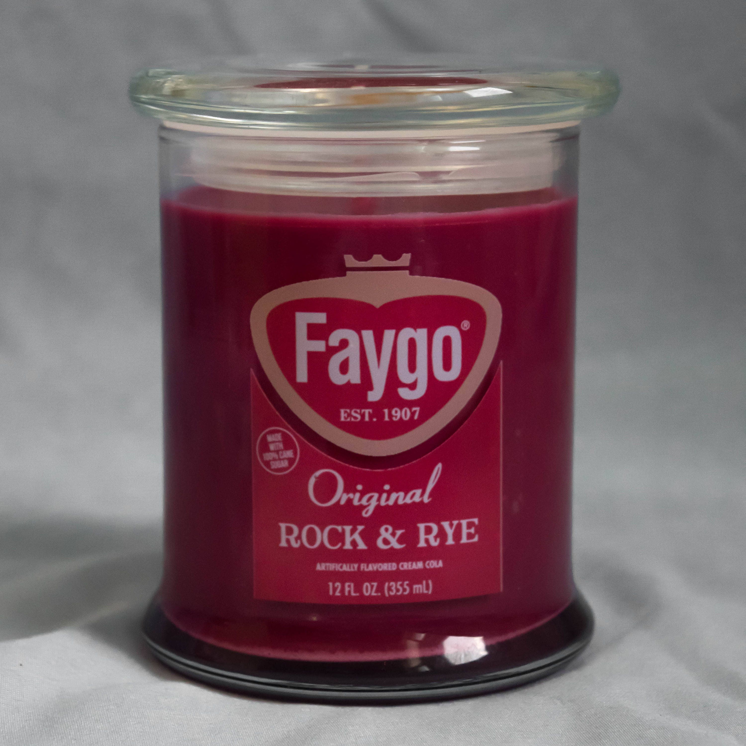 Faygo Rock & Rye Candle