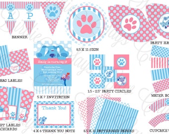 Blues Clues Birthday Party Pack -- Printable Custom DIY
