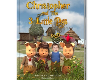 Me (Your Child's Name) And The 3 Little Pigs Personalized Story Book for Children