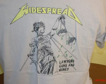 Widespread Panic shirt. Widespread Panic/Metallica Shirt "Lawyers Guns and Money"
