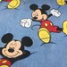 Vintage Disney Mickey Mouse Twin Flat Sheet, Vintage Disney Mickey Mouse Fabric, Sleeping Mickey Mouse, Mickey Mouse Waking Up