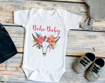 Boho Baby Bodysuit // Boho Baby Girl Clothes // Boho Baby Girl Gift // Boho Baby Shower Gift