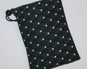 Pipe Pouch, Pipe Bag, Pipe Case, Padded Pouch, Shooting Stars Bag, Cute Pouch, 420, Smoke Bag, Padded Bag, Cannabis, Stoner - 7" DRAWSTRING
