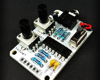 Atari Punk Console Kit de principiantes DIY proyecto electrónico, circuito sintetizador doblado, follonero