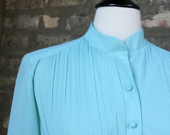 Vintage Teal Secretary Dress