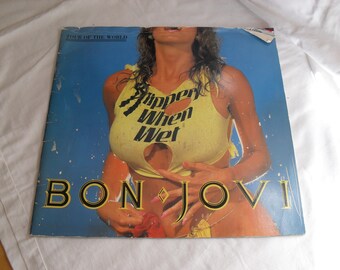 BON JOVI - Slippery When Wet - Official Tour Programme - 1986