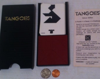 Vintage 1980s Game, Tangoes, A Puzzle Type Game, Fun