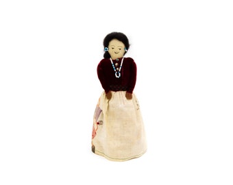 Native American Navajo Female Cloth Doll