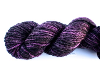 Punkish--hand dyed Bulky weight, merino superwash (106yds/100gm)