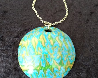 Premo clay pendant
