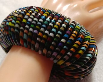 Sobral Signed Magazine Nights Half Moon Stretch Bracelet