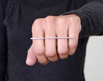Tubular Collection - Ring - sterling silver contemporary jewelry abstract urban geometric minimal