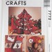 Vintage McCalls Christmas Craft Pattern Number 7772 Holiday Decor Ideas Sewing Pattern Christmas Tree Wreath Ornaments Stocking DIY Patterns