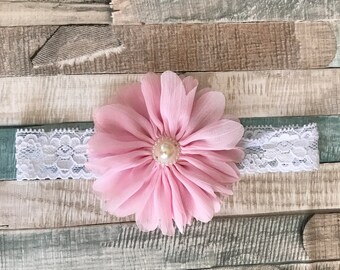Soft Chiffon Flower Girl Headband