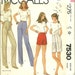McCalls 7530 Womens Slacks Size 24 Waist 39