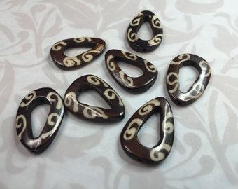 HAND PAINTED ACRYLIC Beads