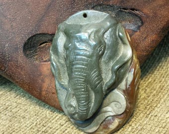 OOAK Elephant in Succor Creek Jasper