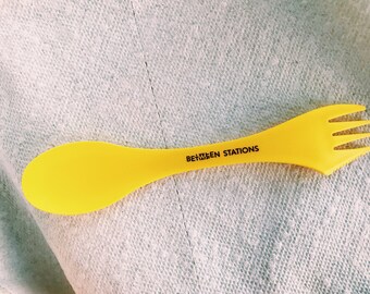 Yellow Between Stations Spork
