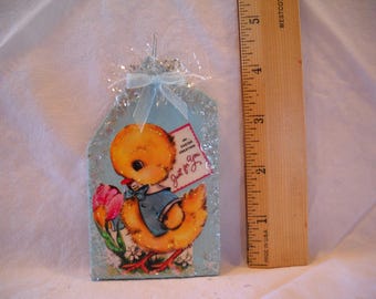 Easter ornament, Easter decoration, Handmade, Easter tree ornament, holiday decoration, seasonal, Easter ornaments, vintage images