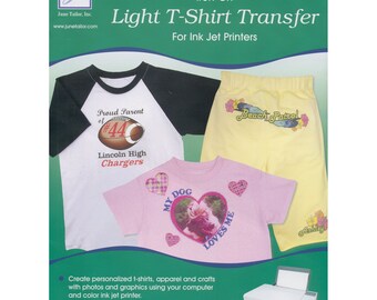 Tee Shirt Transfer Paper, Transfer Paper, Iron On Paper - June Tailor - 3 sheets 8.5" x 11" JUTJT 856