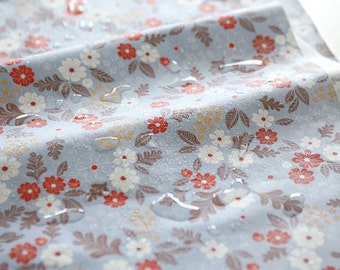 Floral Laminated Cotton Fabric 100cm / 39 inches - Cosmos