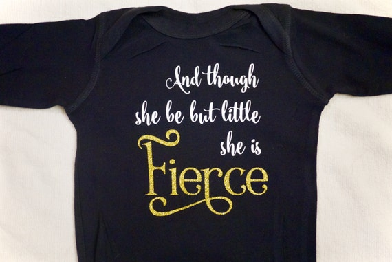 She is Fierce Baby Romper