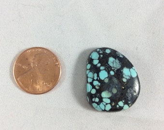 19.5ct Natural Hubei Turquoise cabochon