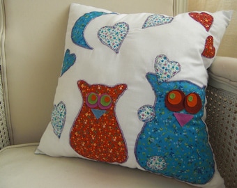 Scarlett OWL cushion