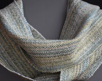 Silk Scarf - Hand Spun and Handwoven