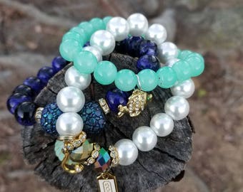 Triple Layer Beaded Bracelets