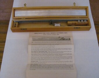 VINTAGE ZEPHYR Lettering Set No. Z-1