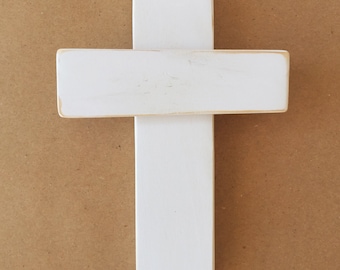 Mini Wood Cross - Religious Art - Christian Wall Art - Cross Art - Rustic Wall Cross - Entryway Decor- Housewarming Gift - Wooden Cross