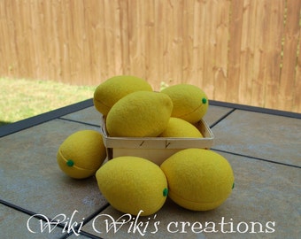 Felt Food Lemon