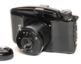 MIOM Photax III Camera - Bakelite French Vintage Camera - Mid Century Camera - Retro Camera Collection - Vintage Industrial Decor