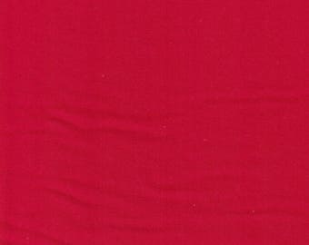 Red Solid Flannel - 100% Cotton Flannel Fabric