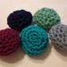 Dish Scrubbies, Nylon Scrubbies, Set Of 5 Scrubbies, Kitchen Scrubbie, Crocheted Scrubbies , Hostess Gift, Crocheted Scrubby, Scouring Pad
