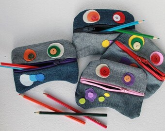 Mostrastuccio: cute pouch in jeans