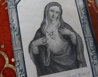 Antique French Virgin Mary Memento Mori Vanitas, A Talisman for the Alchemist, offered by RusticGypsyCreations