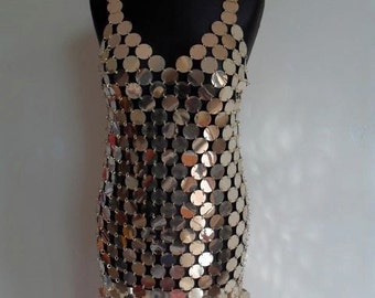 Paco Rabanne rhodoid disk dress